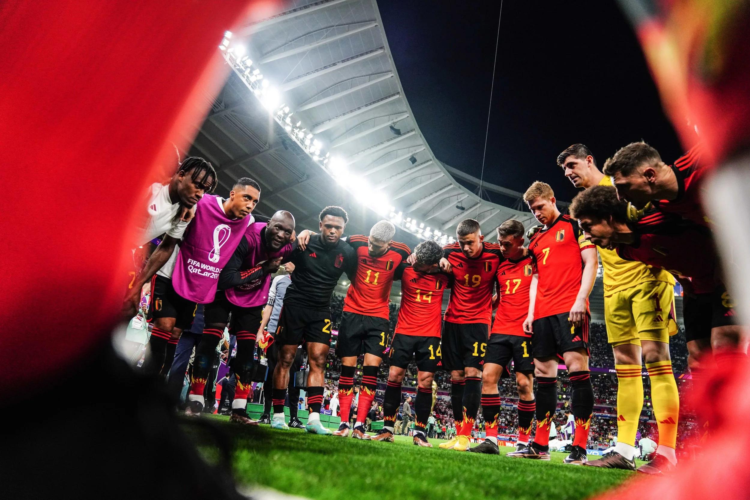 Les Diables Rouges en match